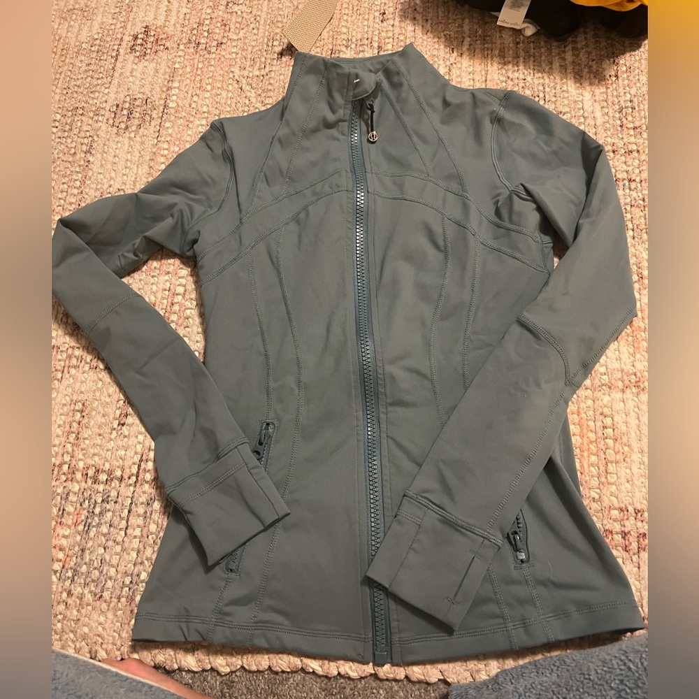 Lululemon blue green zip up jacket